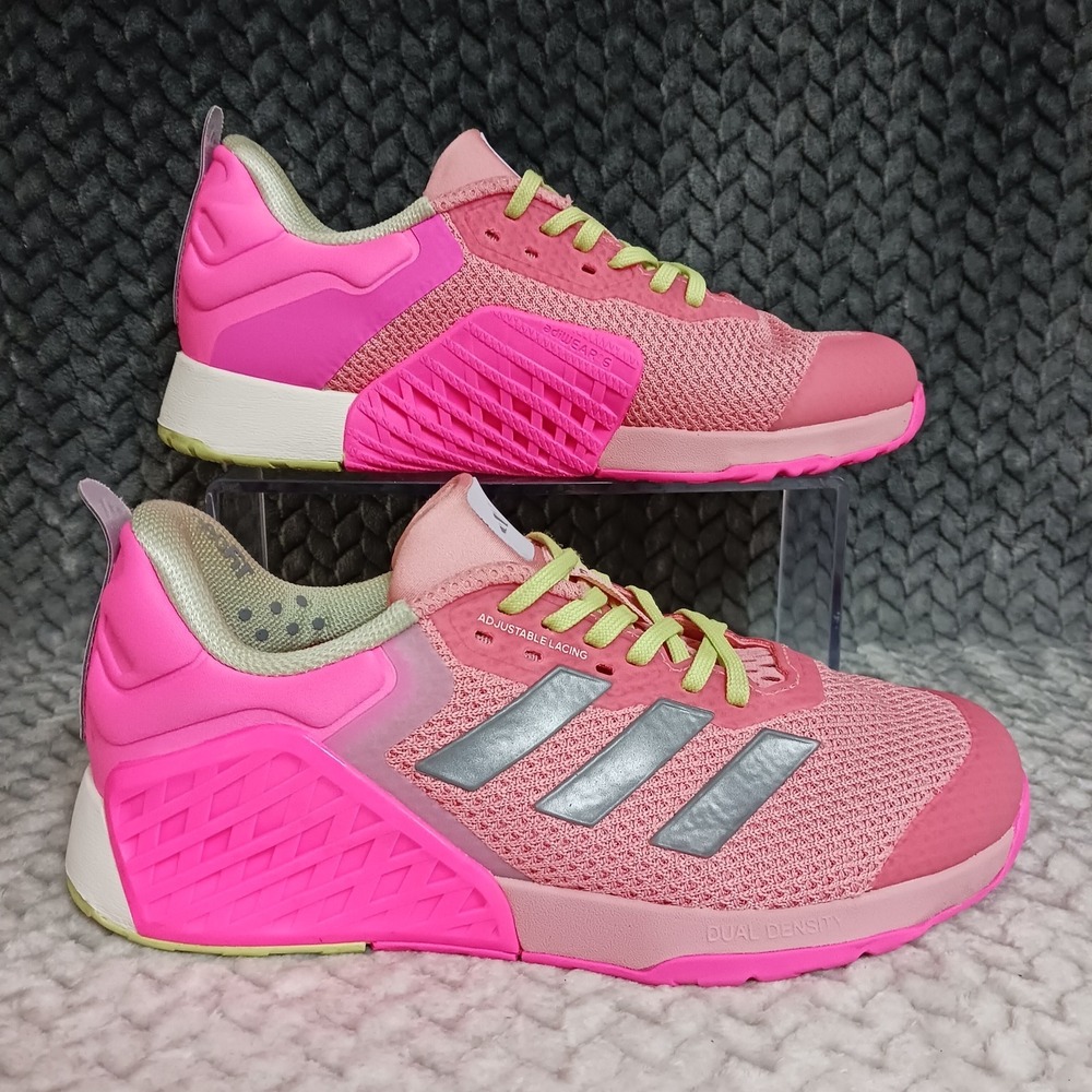 Adidas Dropset 3 Trainer Women's Cross Training Shoes Semi Pink Spark Size 7